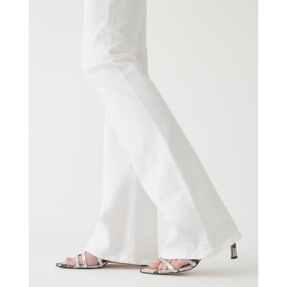 J.Crew Skinny flare jean in white wash New Size 27 - Picture 5 of 10